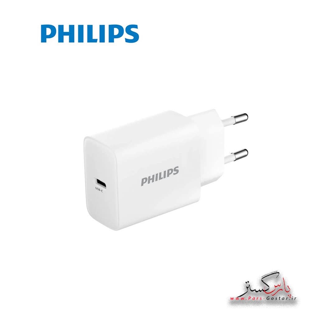 شارژر دیواری 20 واتی فیلیپس مدلPhilips Fast Wall Charger 20w- DLP2629C | Dlp2629C — تصویر ۴