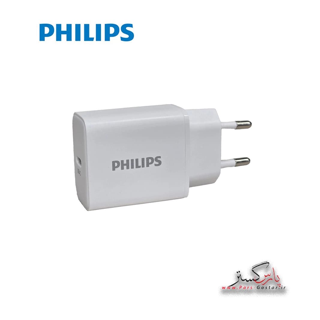 شارژر دیواری 20 واتی فیلیپس مدلPhilips Fast Wall Charger 20w- DLP2629C | Dlp2629C — تصویر ۵