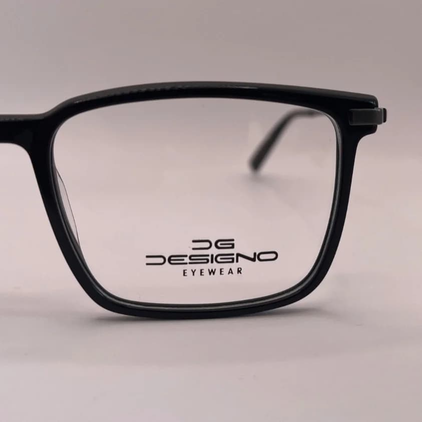 عینک طبی دیزاینو DESIGNO اورجینال مدل DGAMT-1390 مشکی — تصویر ۱۰