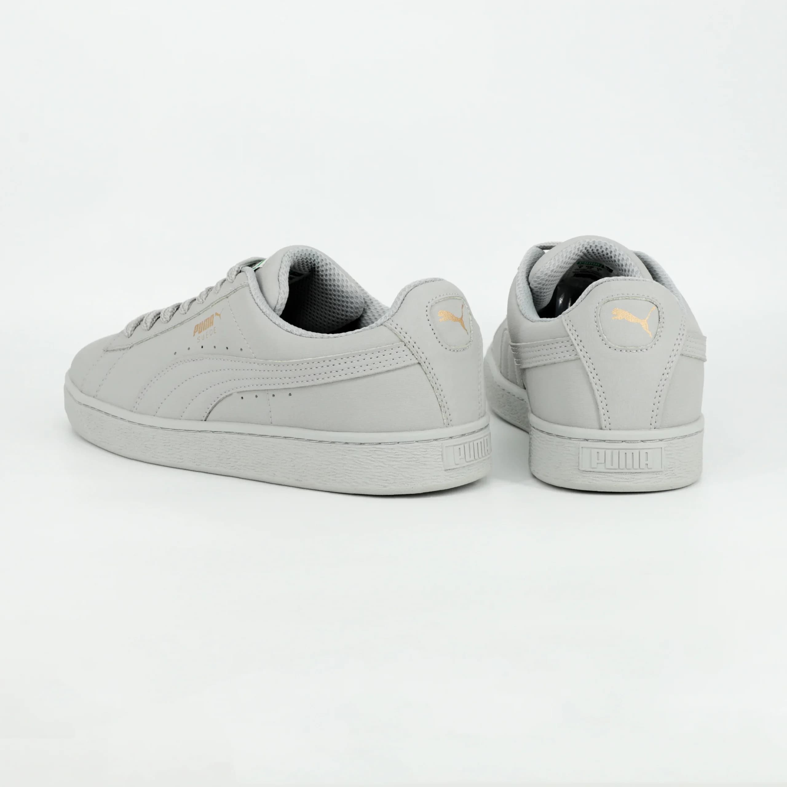 کتونی ونس مردانه پوما سوئد Puma SUEDE رنگ طوسی روشن کد 2042 — تصویر ۴