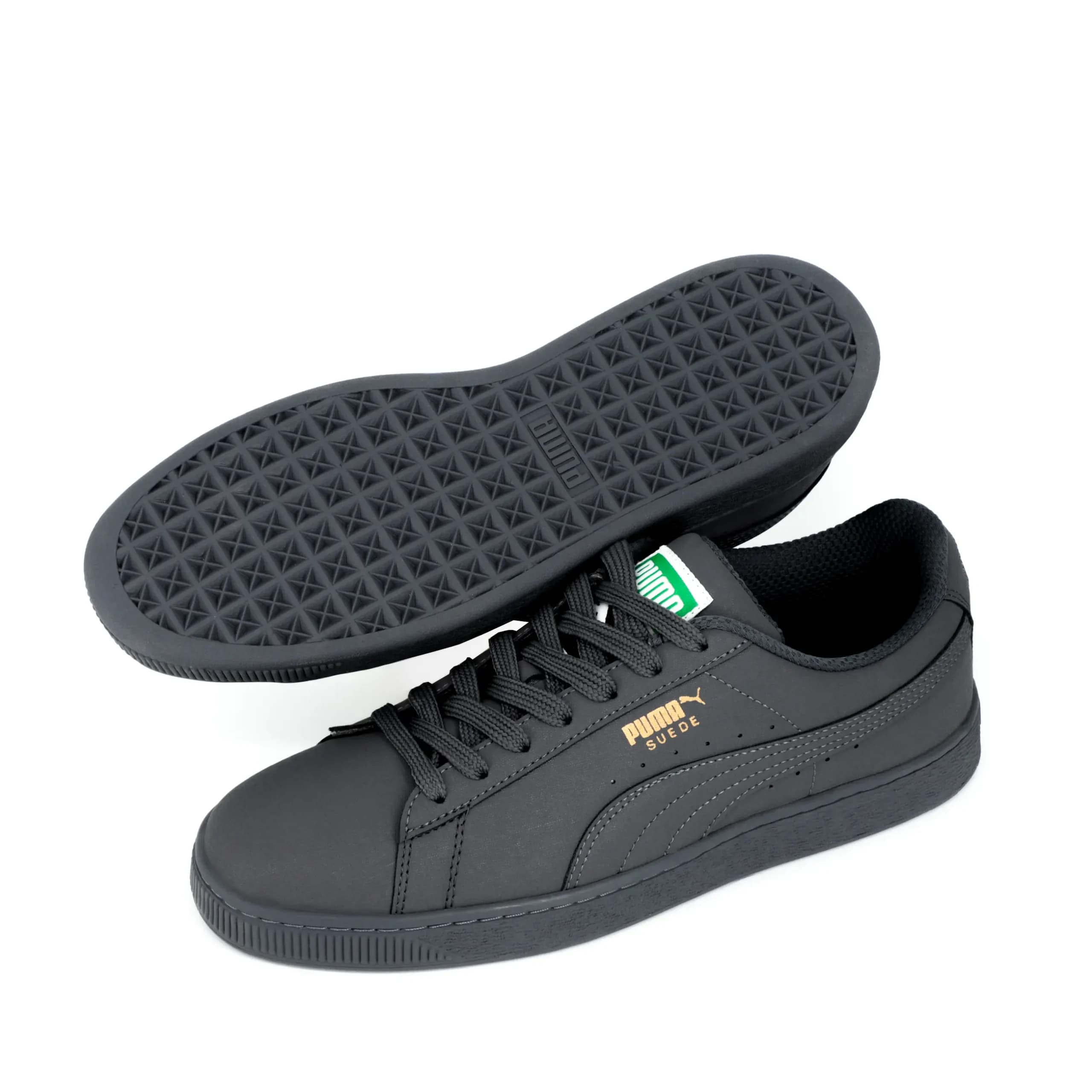 کتونی ونس مردانه پوما سوئد Puma SUEDE رنگ طوسی سیر کد 2041 — تصویر ۷