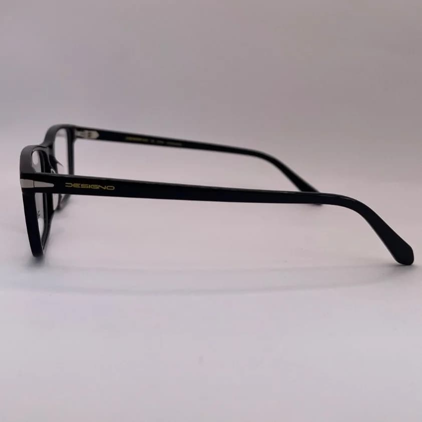 عینک طبی دیزاینو DESIGNO اورجینال مدل DGAM-1440 مشکی — تصویر ۹