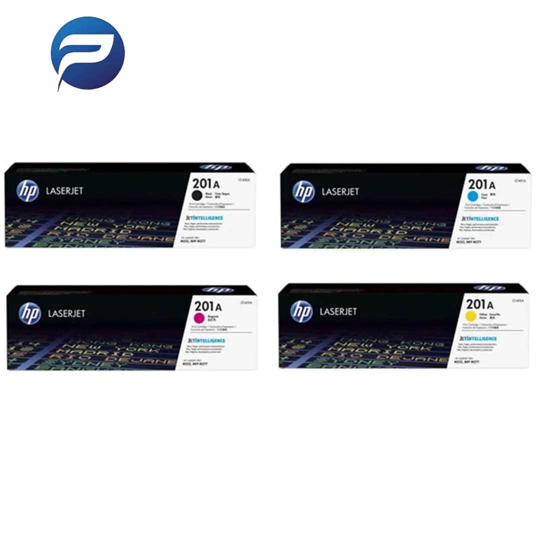 کارتریج رنگی لیزری اچ پی ست چهار رنگ hp 201A — تصویر ۳