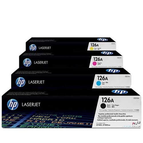 ست کارتریج اچ پی HP 126A چهار رنگ — تصویر ۴