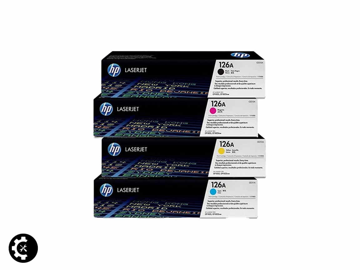 ست کارتریج اچ پی HP 126A چهار رنگ — تصویر ۲