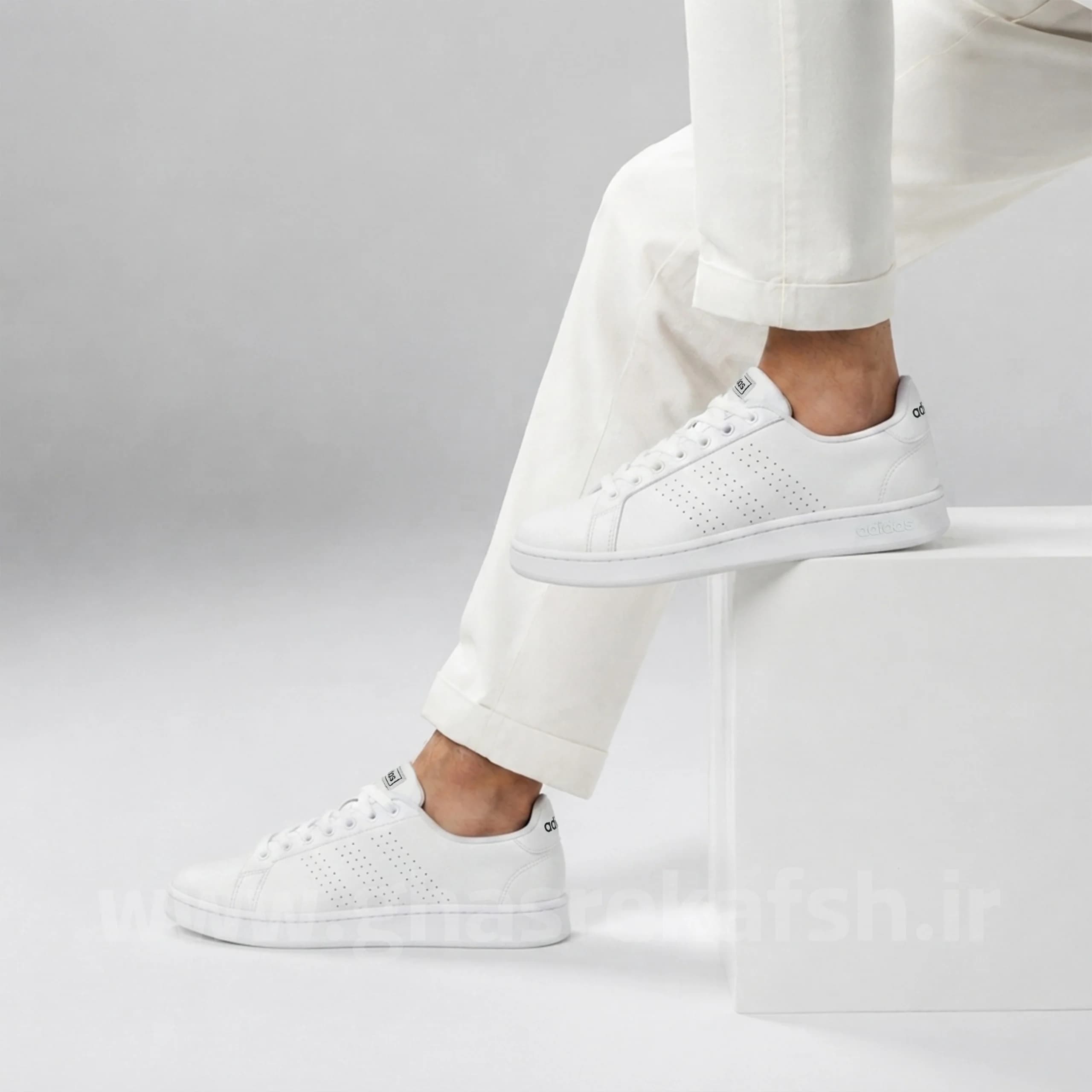 کتونی ونس مردانه آدیداس 2000 adidas رنگ سفید کد 425 — تصویر ۶