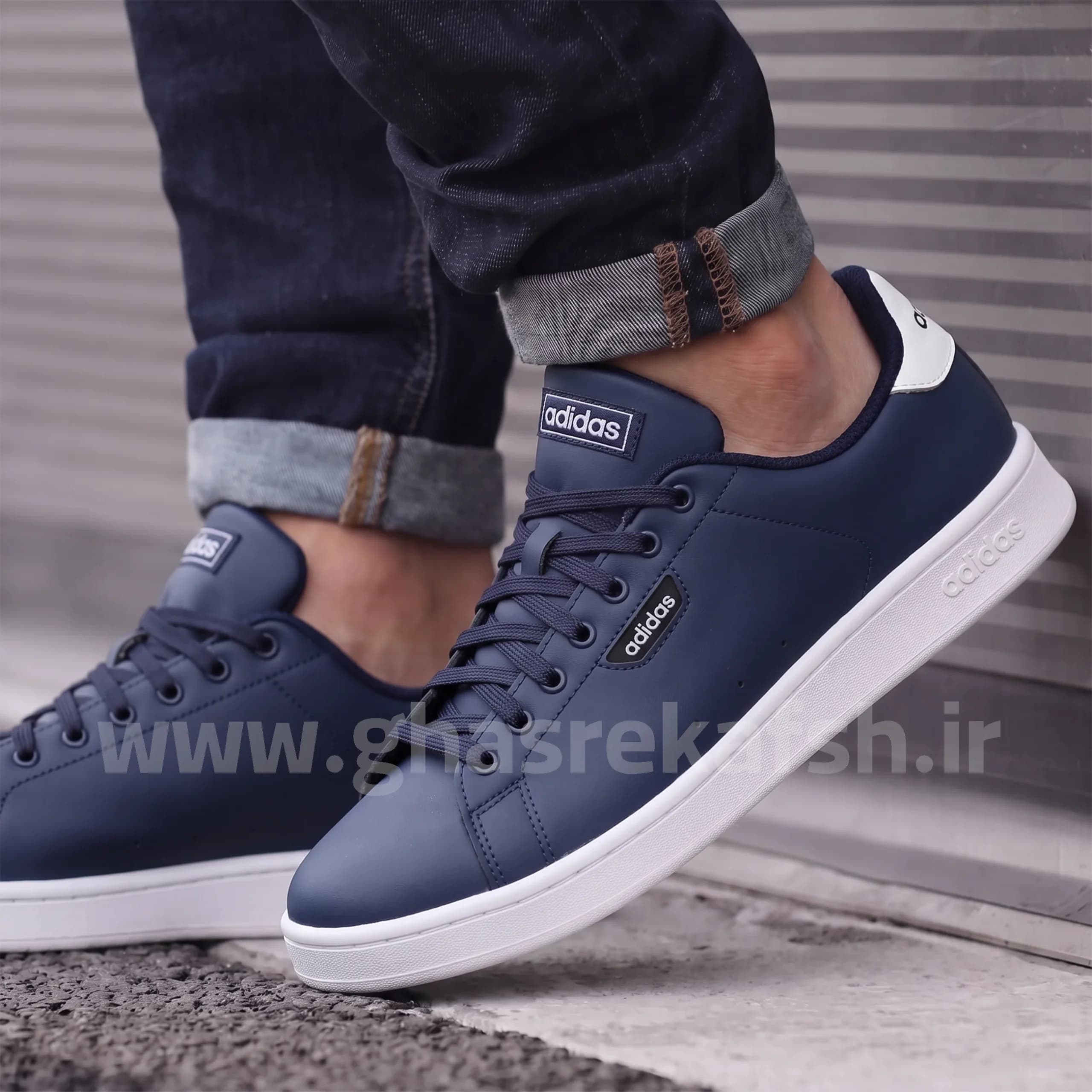 کتونی ونس مردانه آدیداس 2005 adidas رنگ سرمه ای کد 2673
