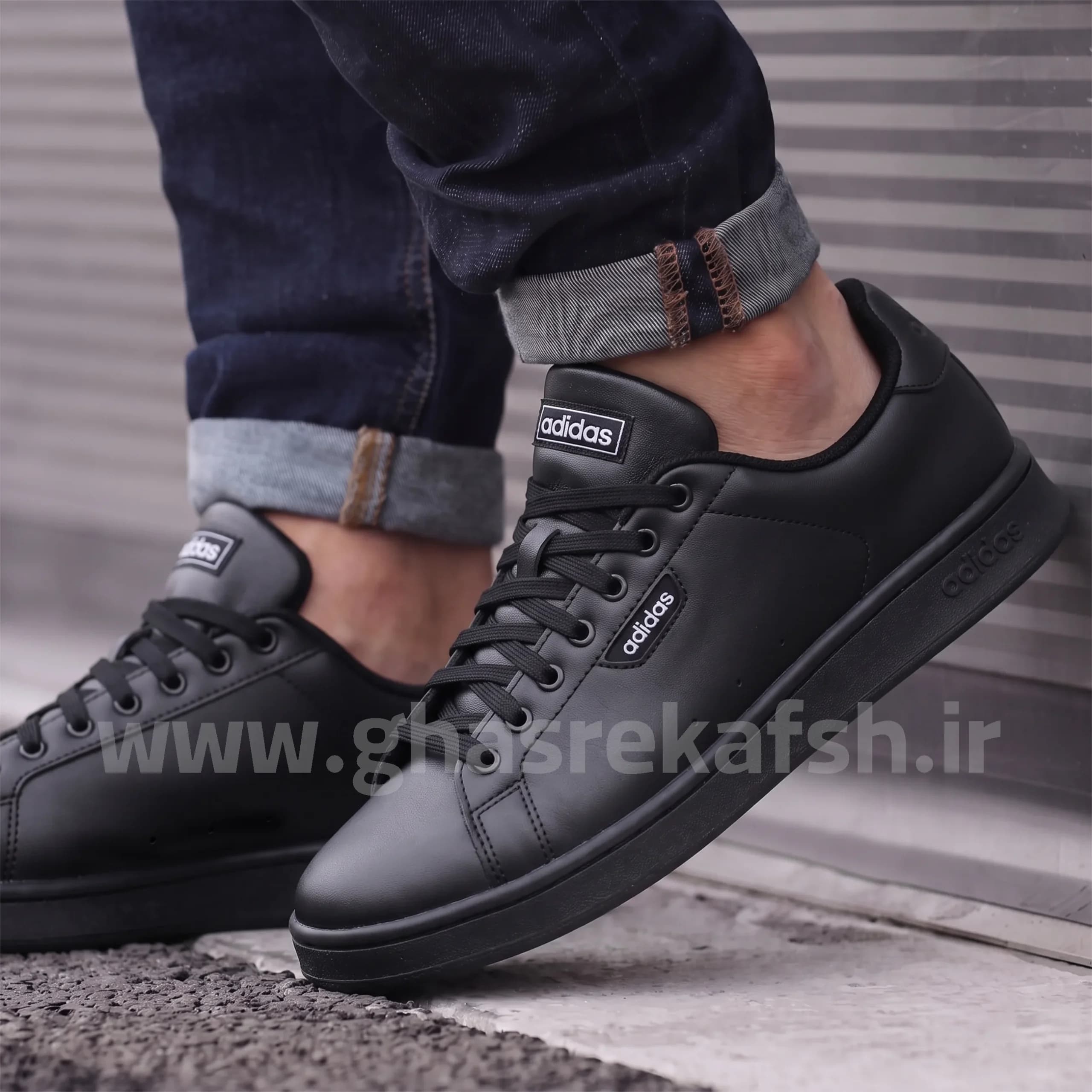 کتونی ونس مردانه آدیداس 2005 adidas رنگ مشکی کد 2672 — تصویر ۶