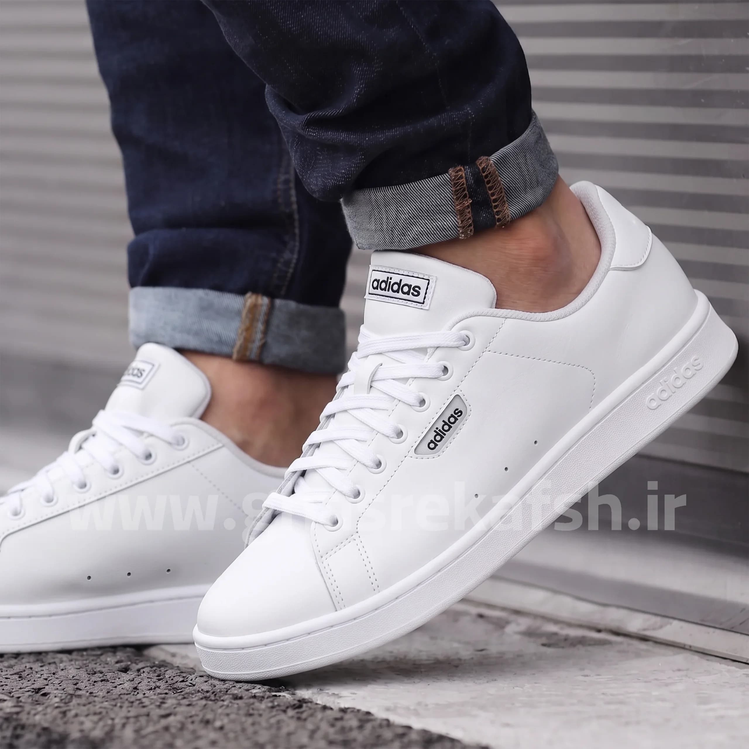 کتونی ونس مردانه آدیداس 2005 adidas رنگ سفید کد 2671
