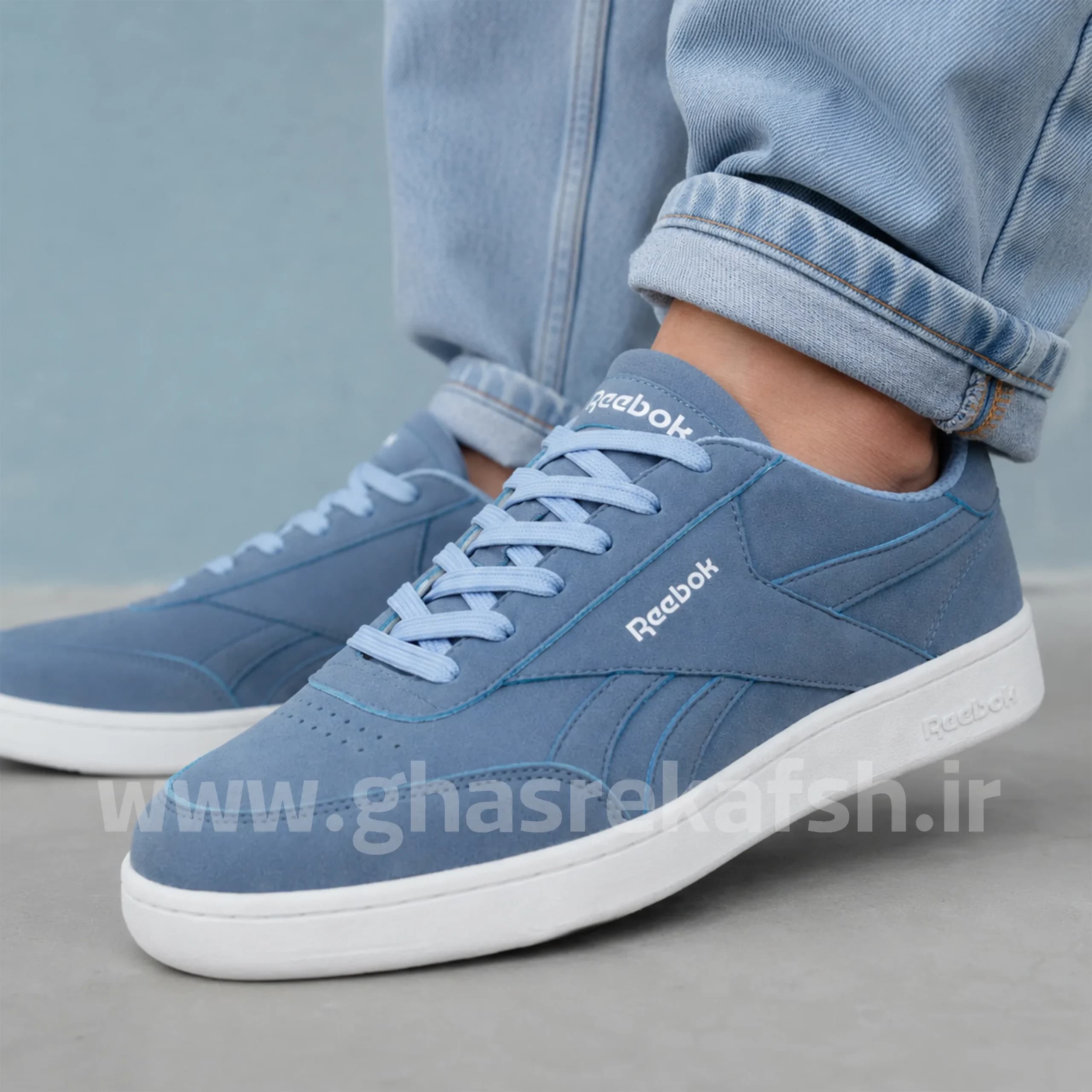 کتونی ونس ریبوک Reebok رنگ آبی کد 2780 — تصویر ۶