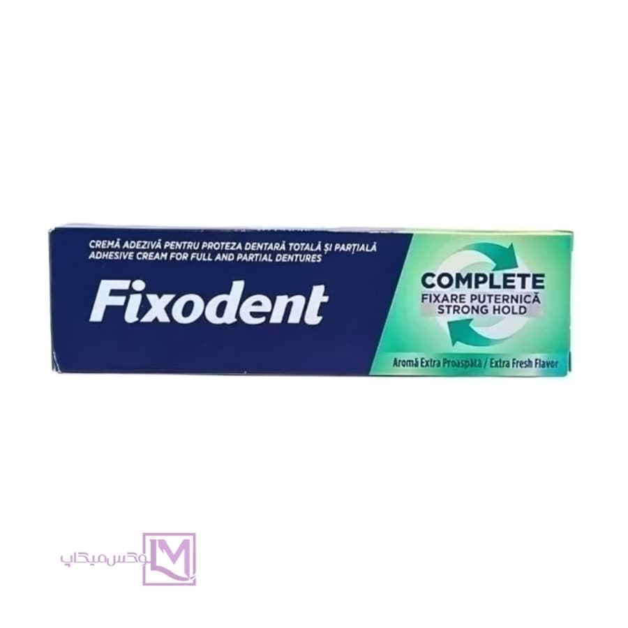 چسب دندان مصنوعی فیکسودنت Extra Fresh سبز با رایحه ملایم — تصویر ۲