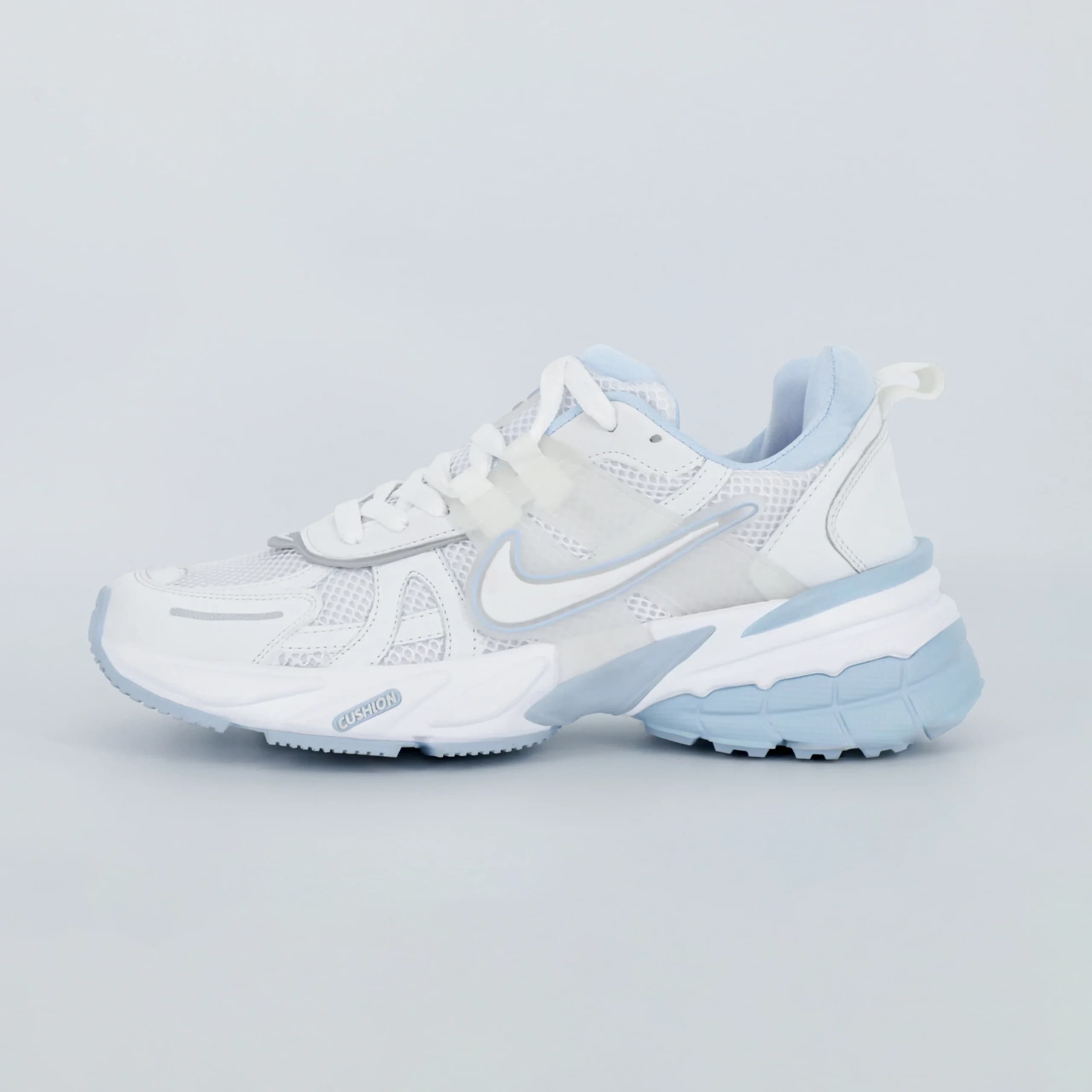 کفش کتونی زنانه نایک وی تو کی nike V2K رنگ سفید آبی کد 2802 — تصویر ۹