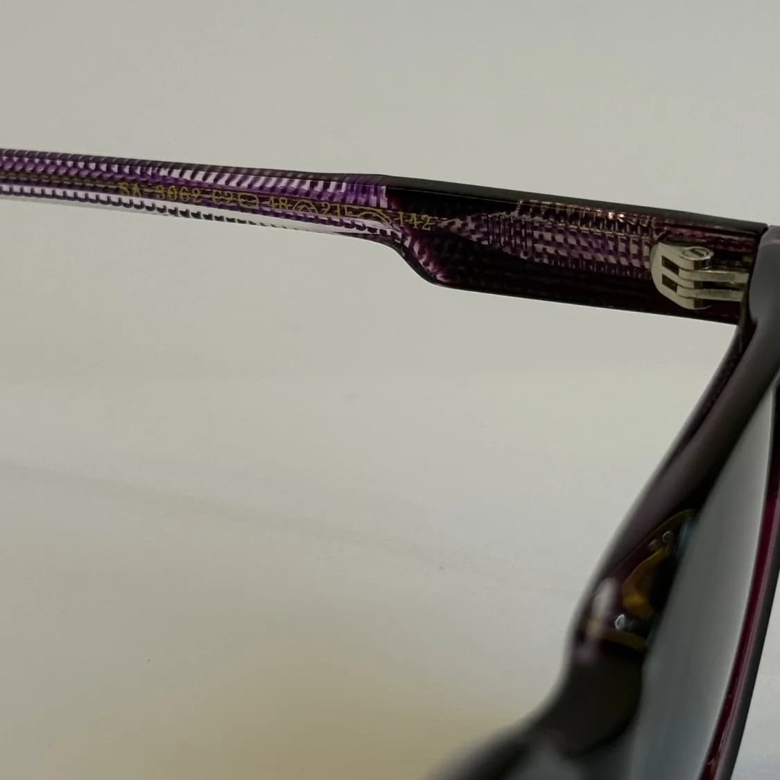 عینک آفتابی سرجیو مارتینی اورجینال مدل SA-3062 بنفش — تصویر ۷