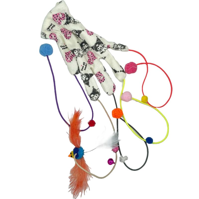 اسباب بازی گربه مدل دستکش بازی (Interactive Glove Toy)