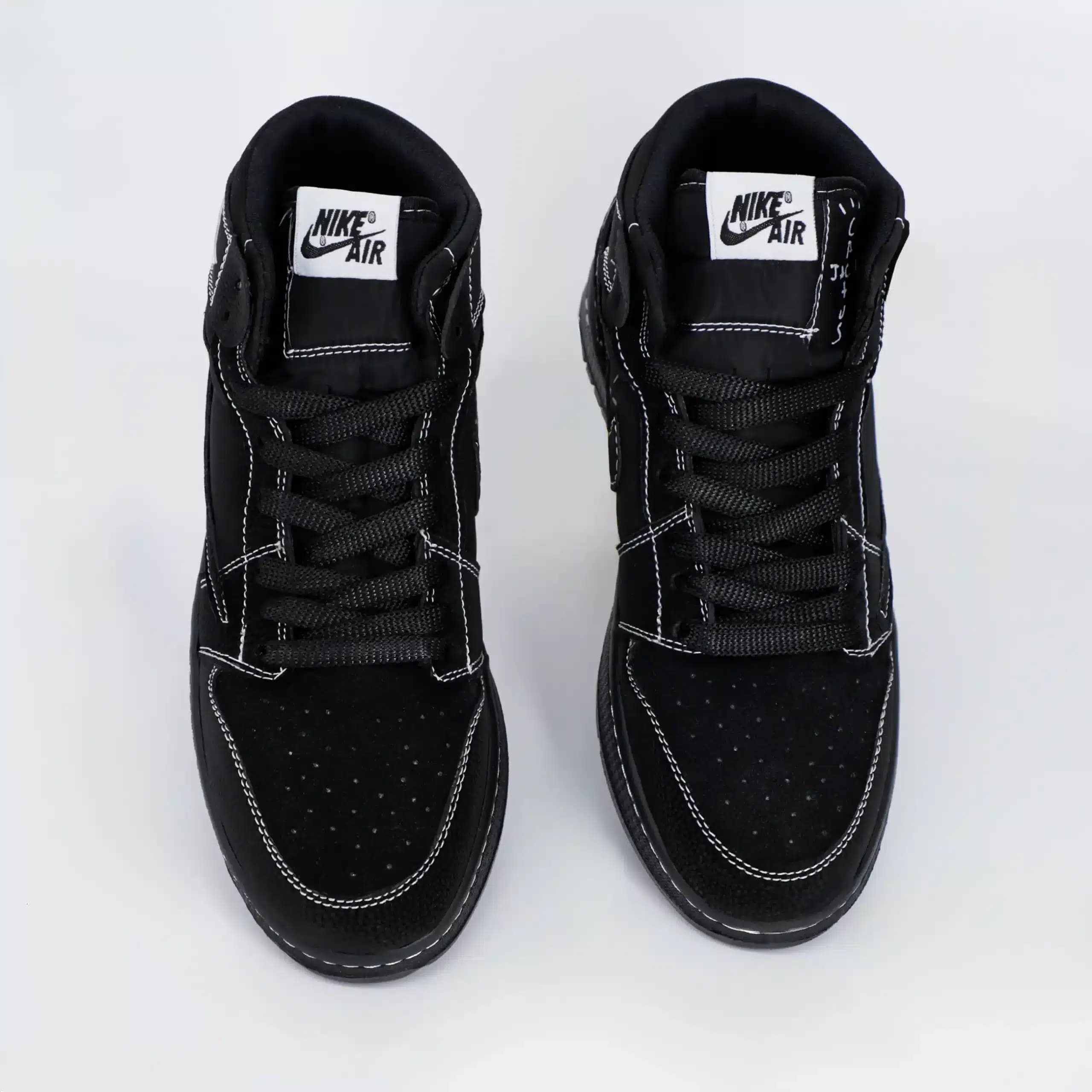 کفش کتونی زنانه نایک جردن وان ترویس ساقدار JORDAN 1 TRAVIS رنگ مشکی کد 2788 — تصویر ۹