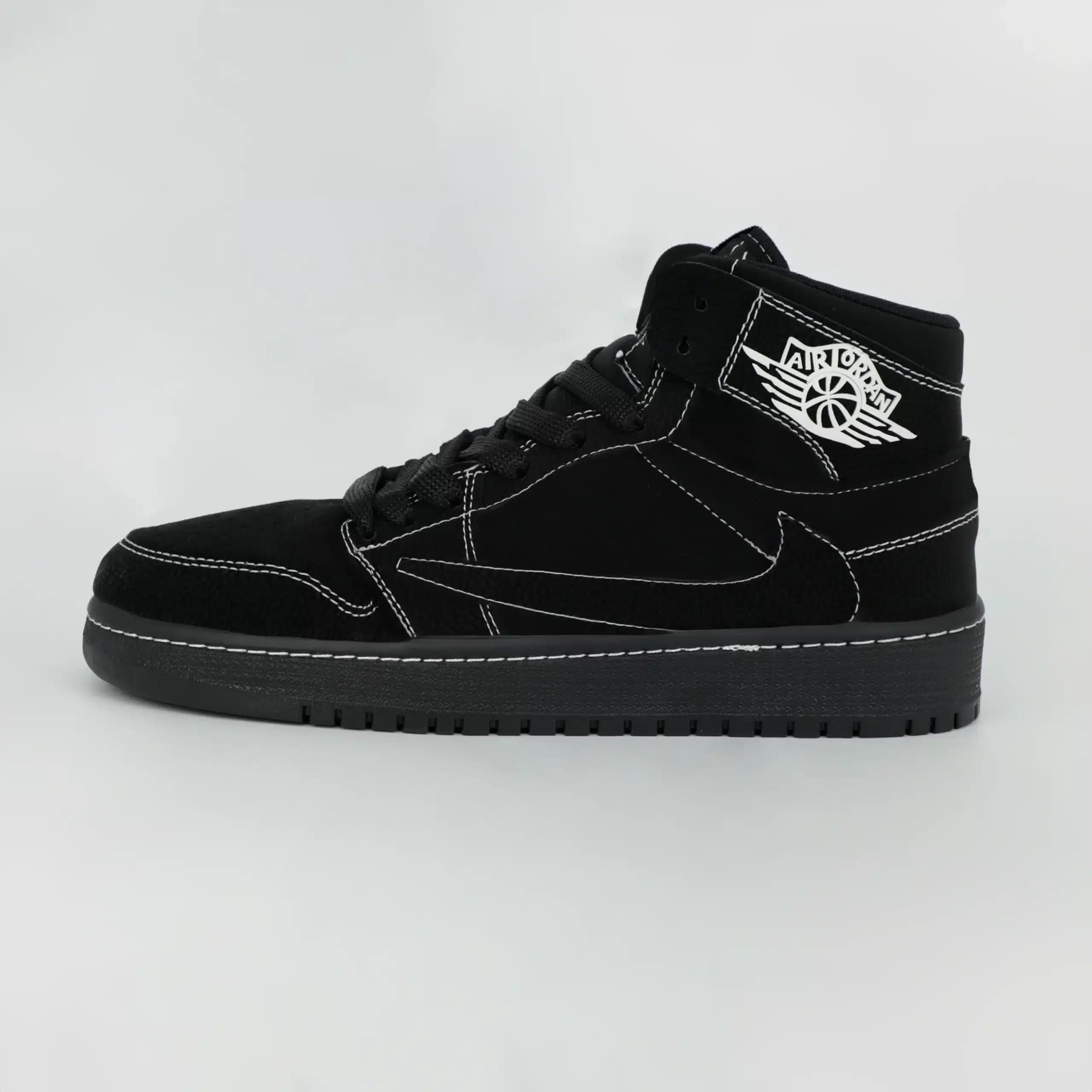 کفش کتونی زنانه نایک جردن وان ترویس ساقدار JORDAN 1 TRAVIS رنگ مشکی کد 2788 — تصویر ۷