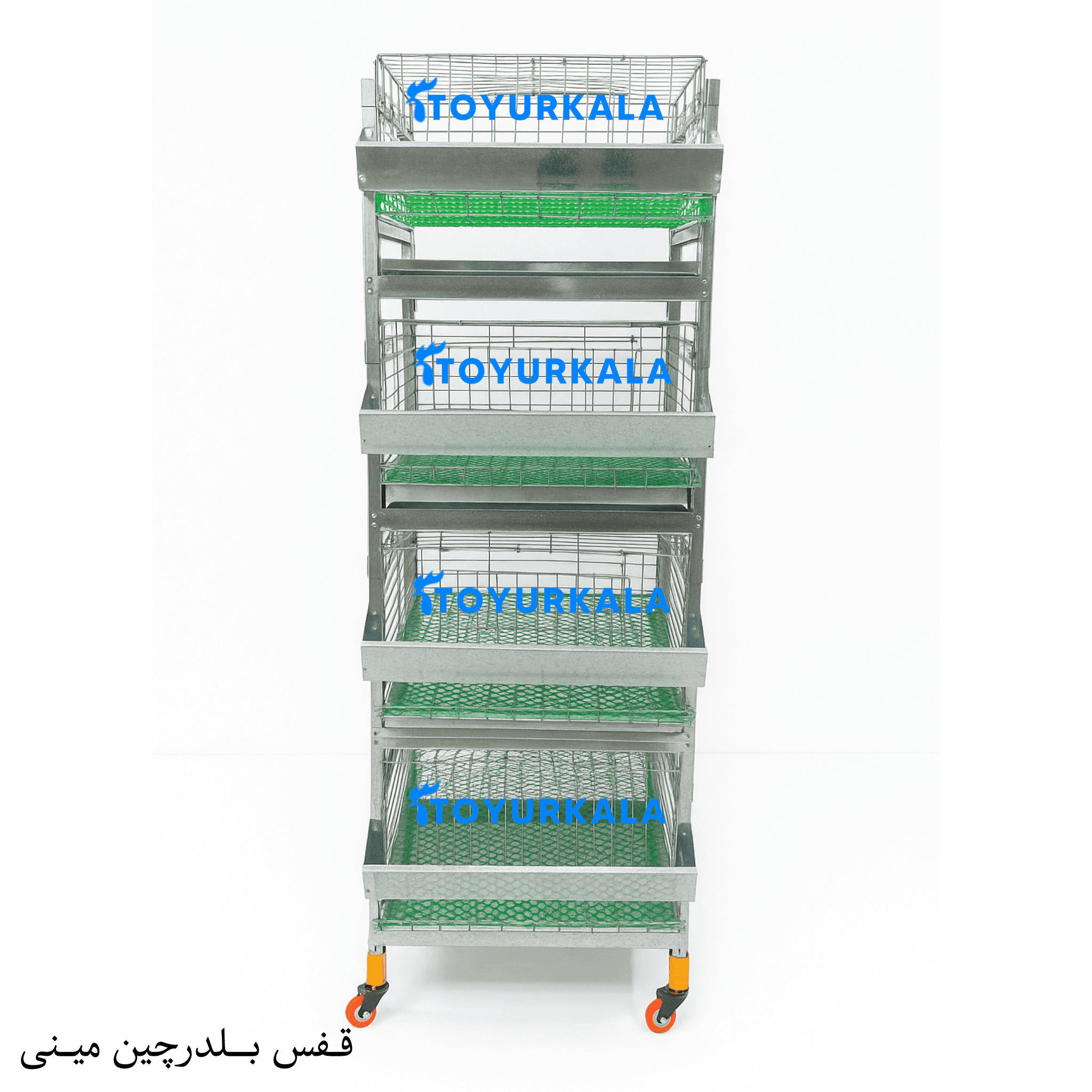 قفس بلدرچین تخمگذار 4 طبقه مینی — تصویر ۳