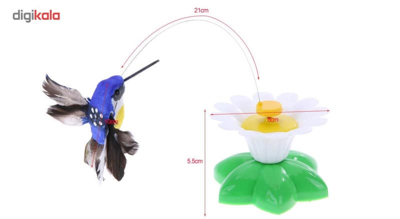 اسباب بازی الکتریکی گربه مدل Rotating Butterfly Bird — تصویر ۱۱
