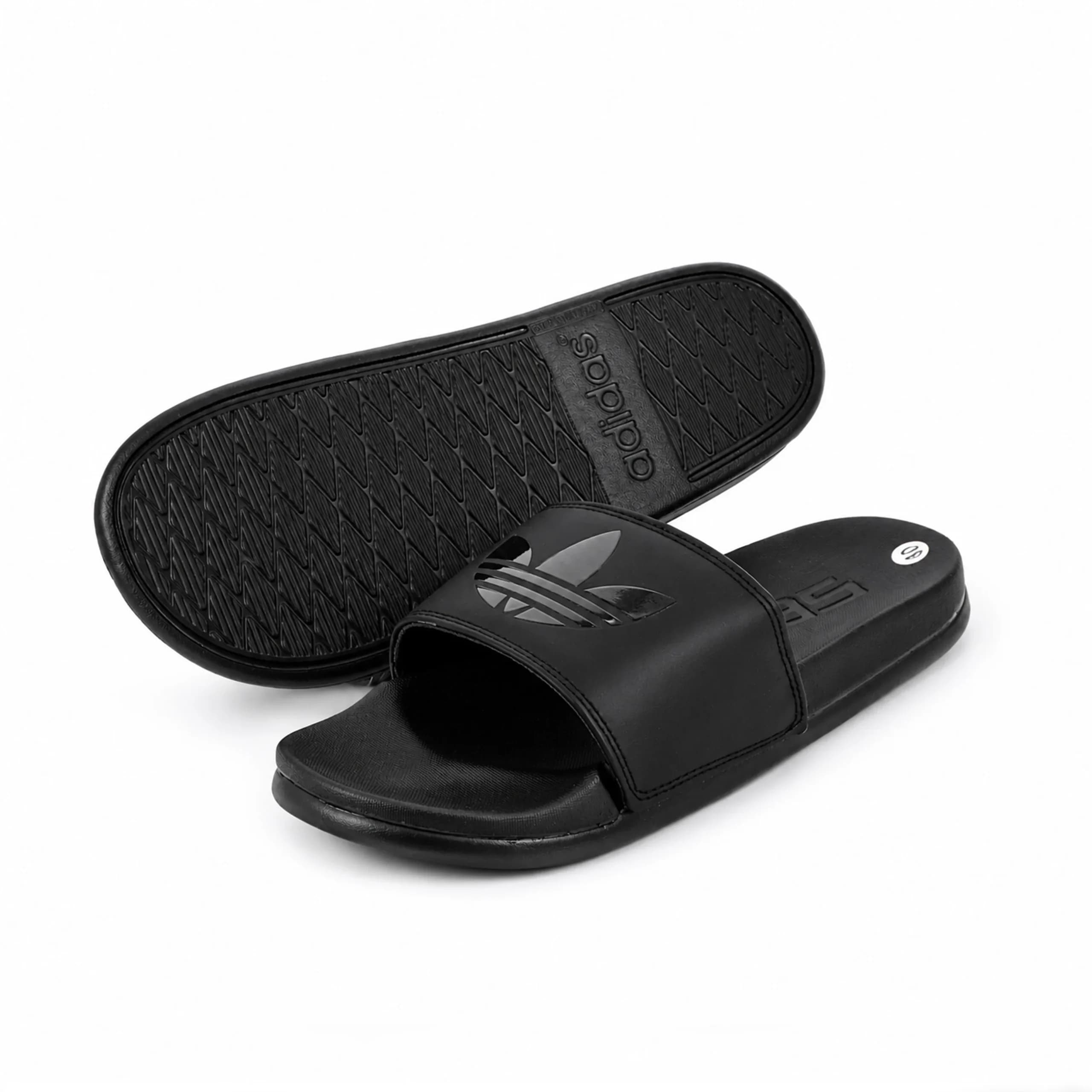 صندل دمپایی مردانه آدیداس adidas slipper رنگ مشکی کد 725 — تصویر ۶