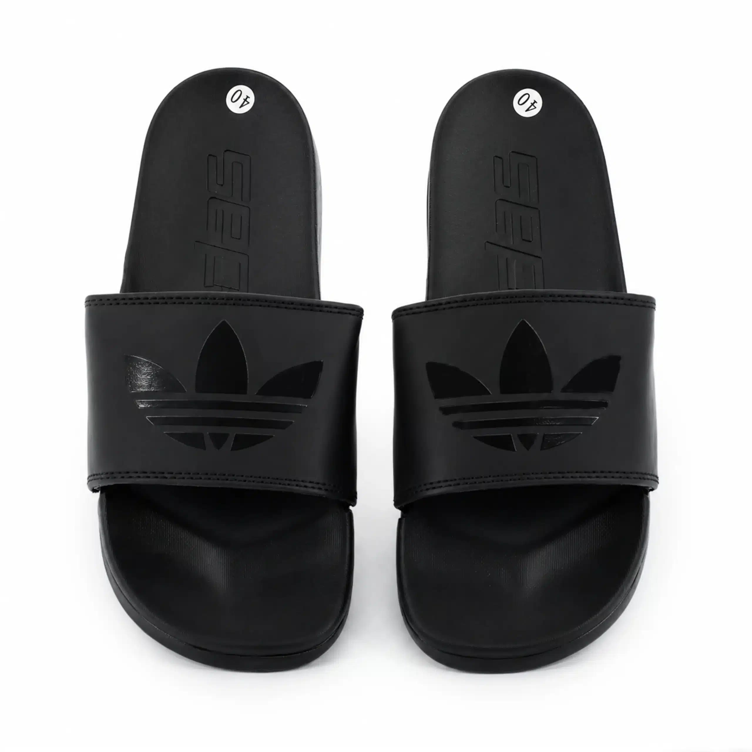 صندل دمپایی مردانه آدیداس adidas slipper رنگ مشکی کد 725 — تصویر ۵