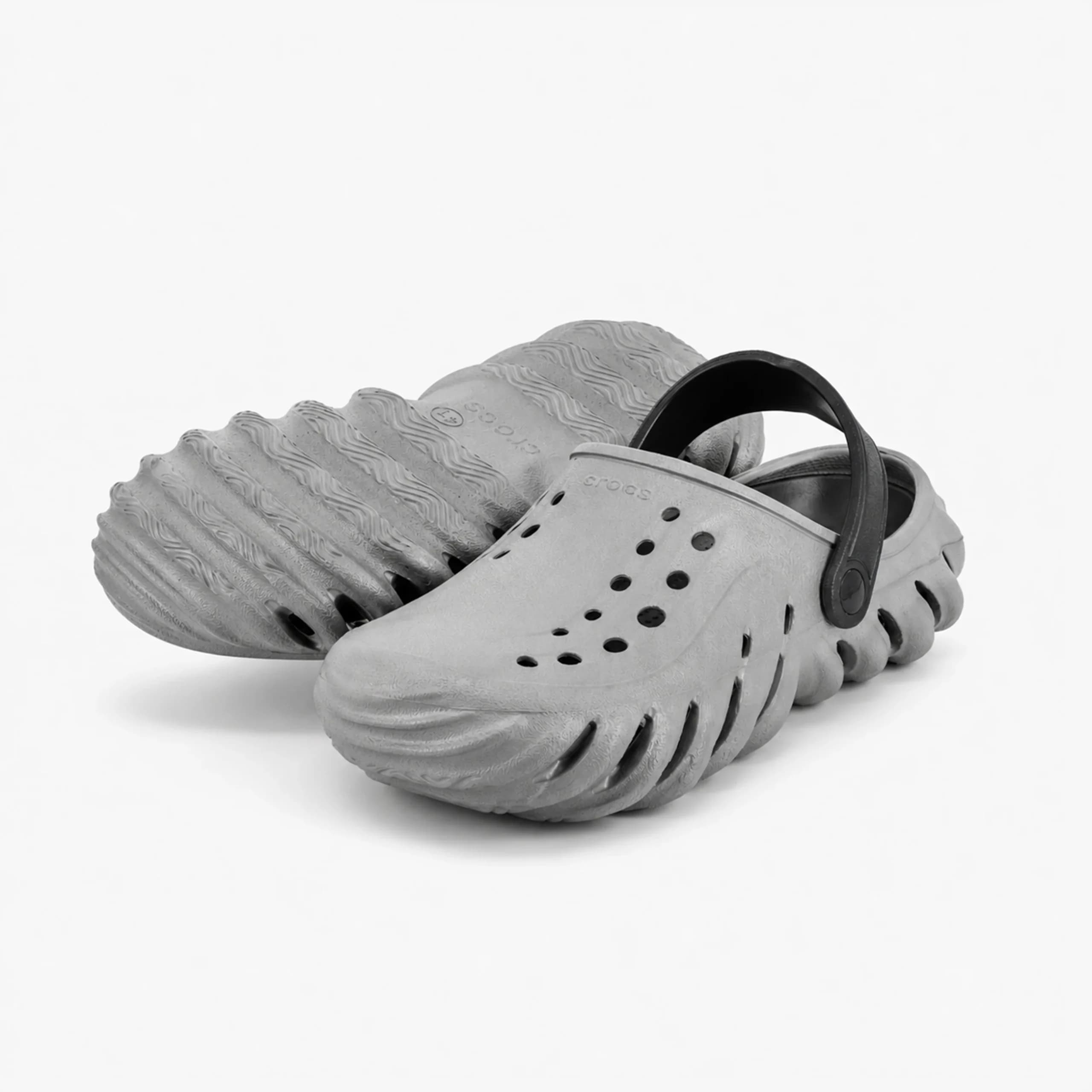 کراکس دمپایی مردانه تاپ crocs top رنگ طوسی کد 2794 — تصویر ۴