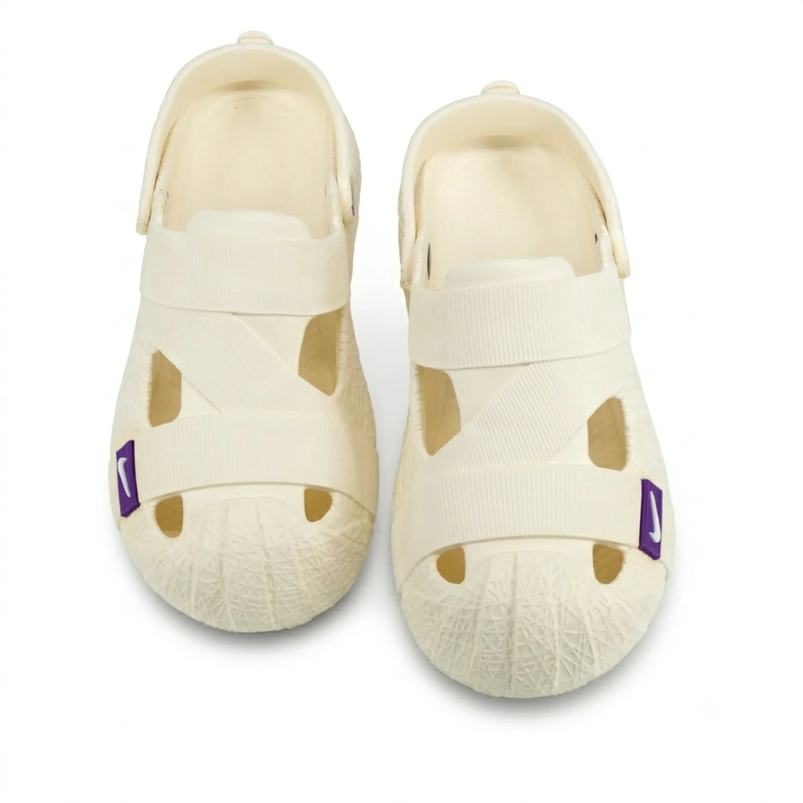 کراکس دمپایی مردانه نایک crocs nike رنگ سفید کد 703 — تصویر ۸