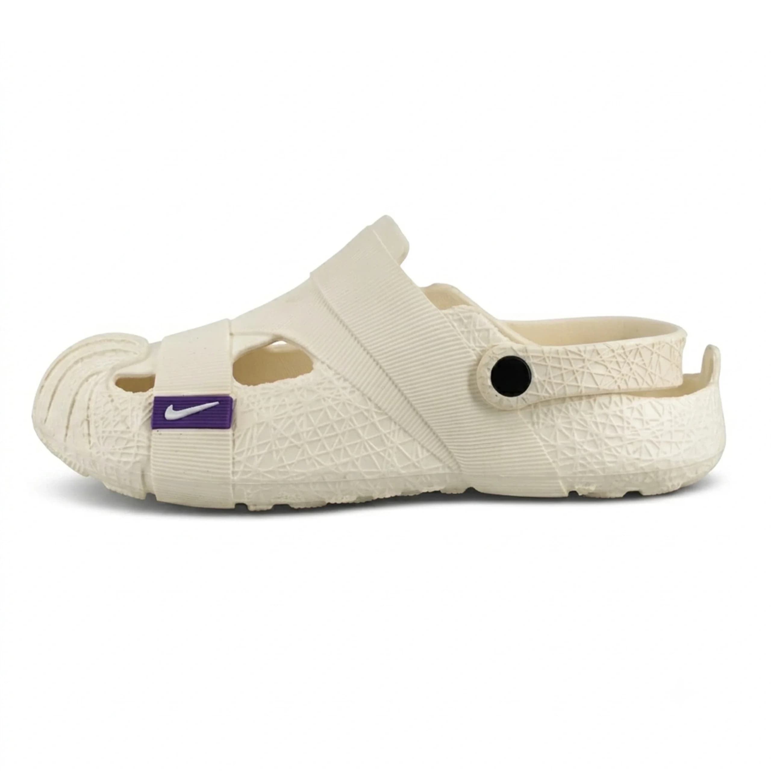 کراکس دمپایی مردانه نایک crocs nike رنگ سفید کد 703 — تصویر ۳