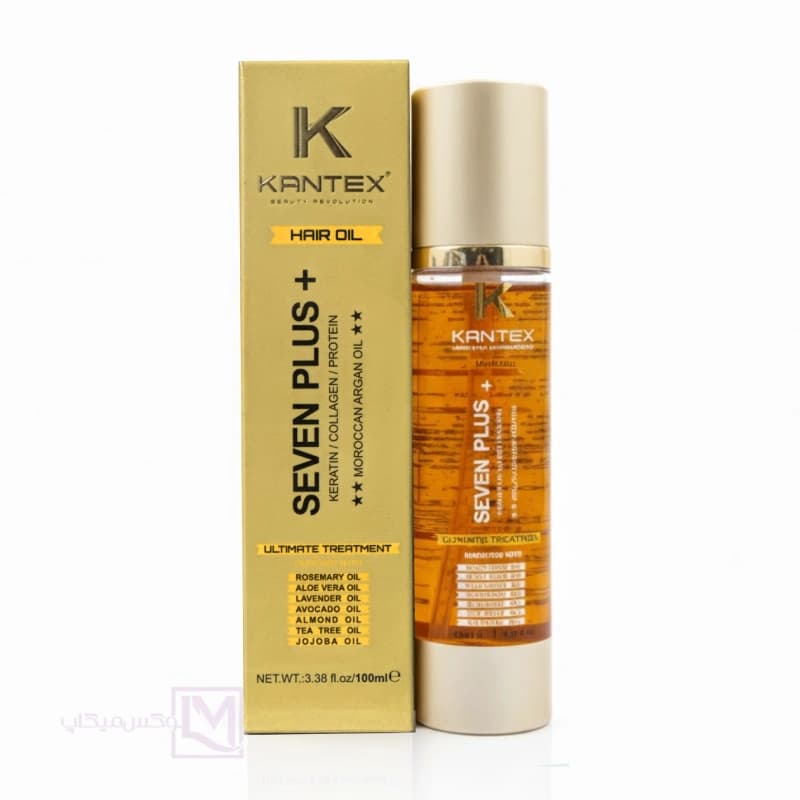 روغن تقویت‌کننده و ترمیم‌کننده مو کانتکس مدل Seven Plus | حاوی روغن آرگان، کراتین و کلاژن — تصویر ۲