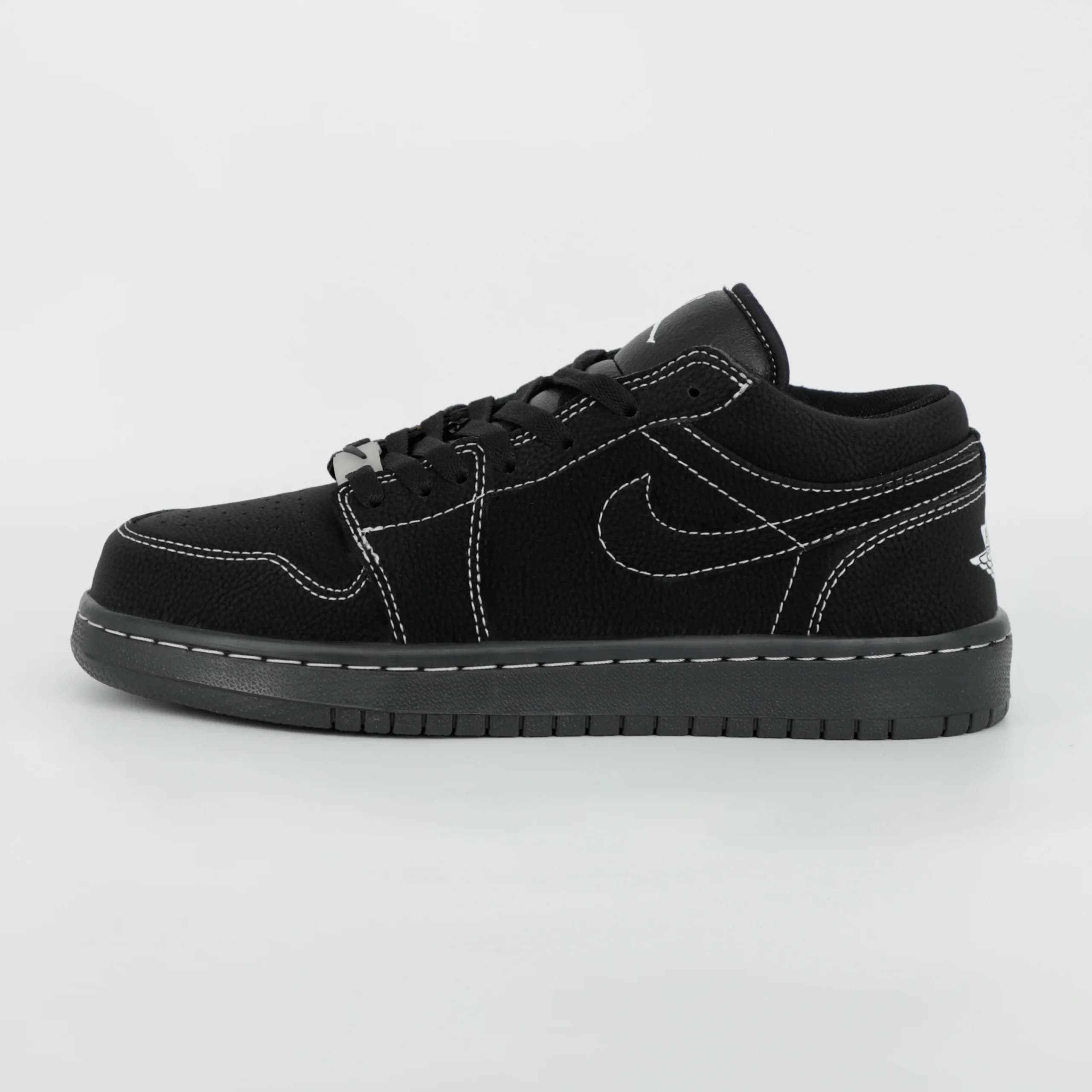 کفش کتونی مردانه نایک جردن وان بلک فانتوم JORDAN 1 Black Phantom رنگ مشکی کد 2687 — تصویر ۳