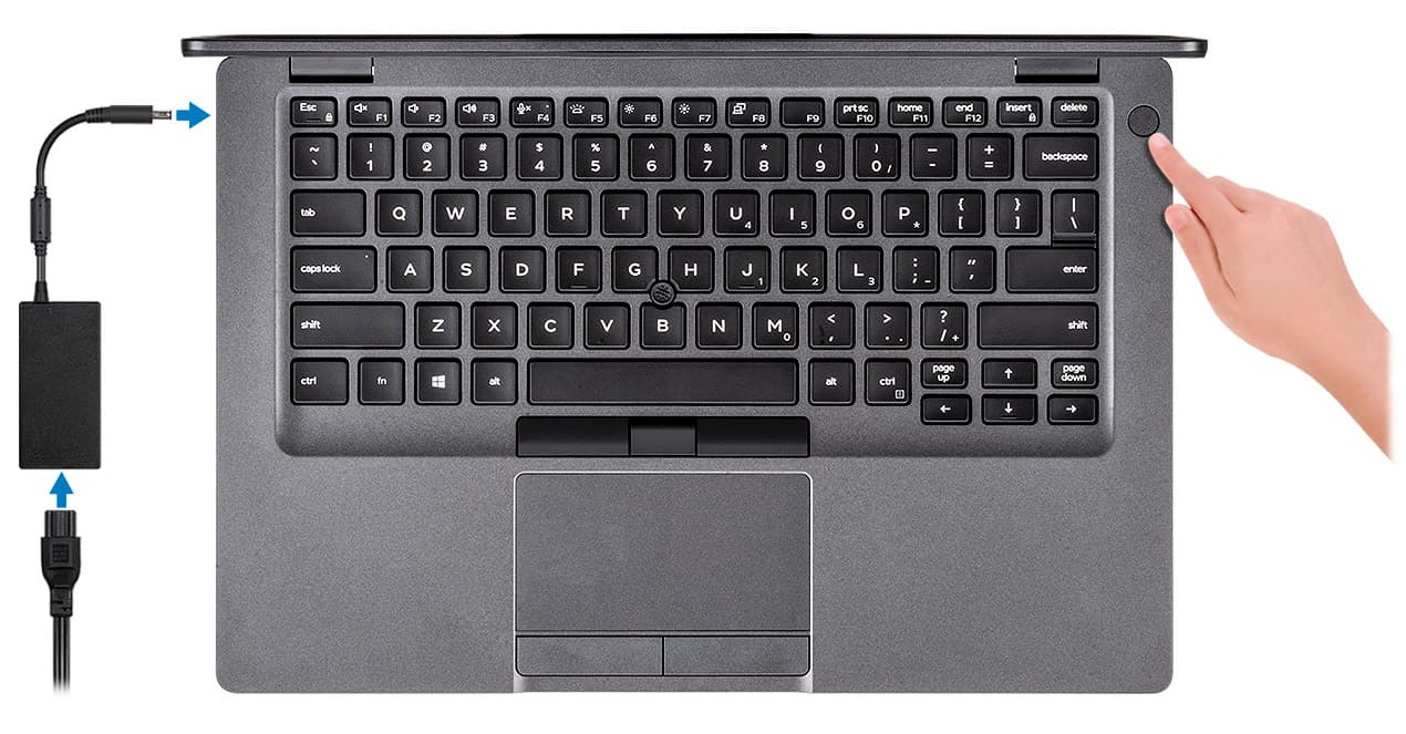 لپ تاپ اِستوک core i5\Dell 5400\نسل هشت\ram8\hard256ssd\ — تصویر ۲