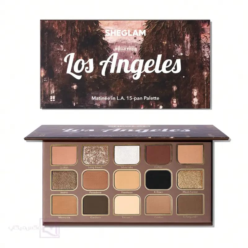 پالت سایه چشم ۱۵ رنگ شیـگلم مدل Matinée in L.A