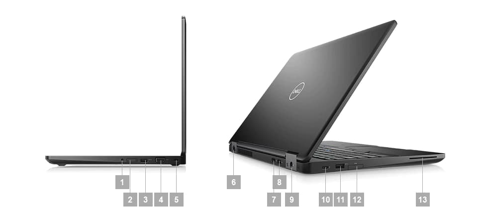 لپ تاپ اِستوک core i5\Dell 5590\نسل هشت\ram8\hard256ssd\ — تصویر ۳