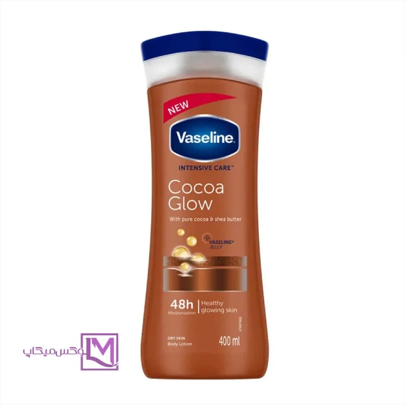 لوسیون بدن Cocoa Glow کاکائو وازلین — حجم ۴۰۰ میل — تصویر ۲