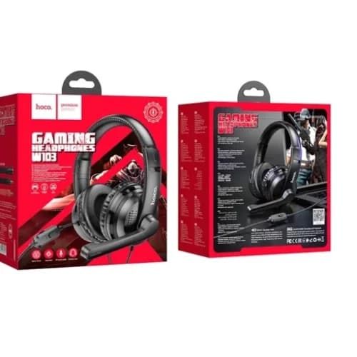 هدفون مخصوص بازی هوکو مدل W103 GAMING HOCO — تصویر ۴