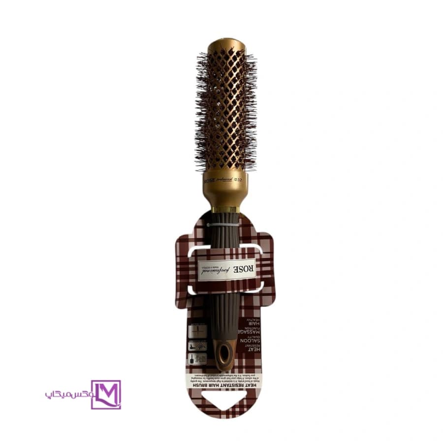 برس گرد طلایی براشینگ برند رز سایز ۳۲ ROSE PROFESSIONAL