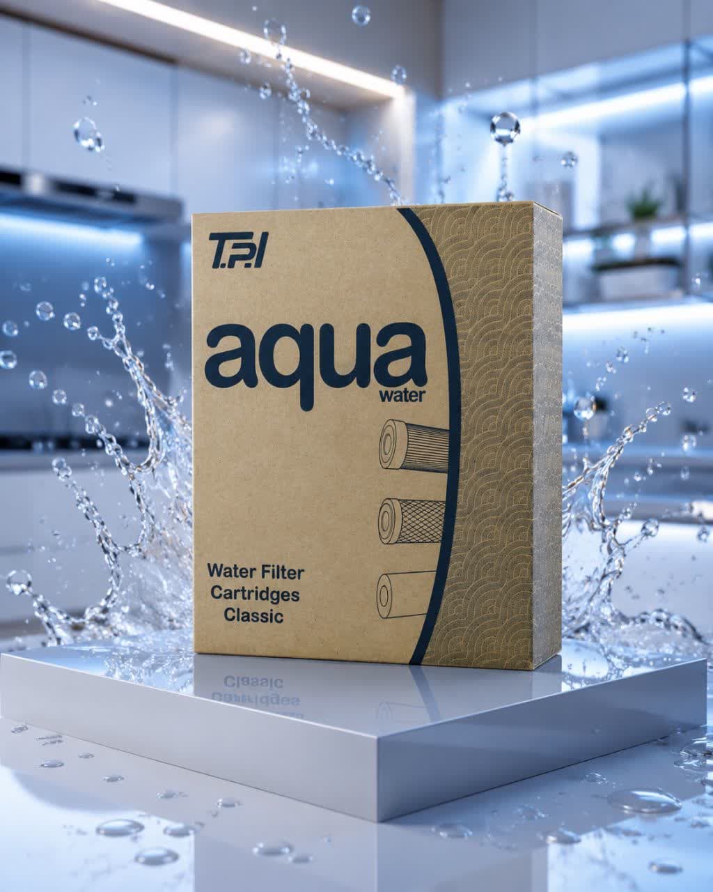کارتریج تصفیه آب Aqua Classic | ۳ مرحله‌ای PP Sediment + Carbon
