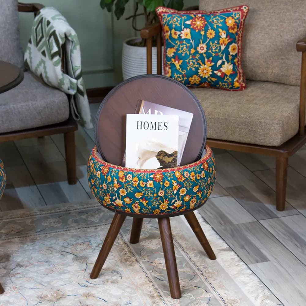 میز عسلی نقش آکام چوب طرح قمصر — تصویر ۱۱