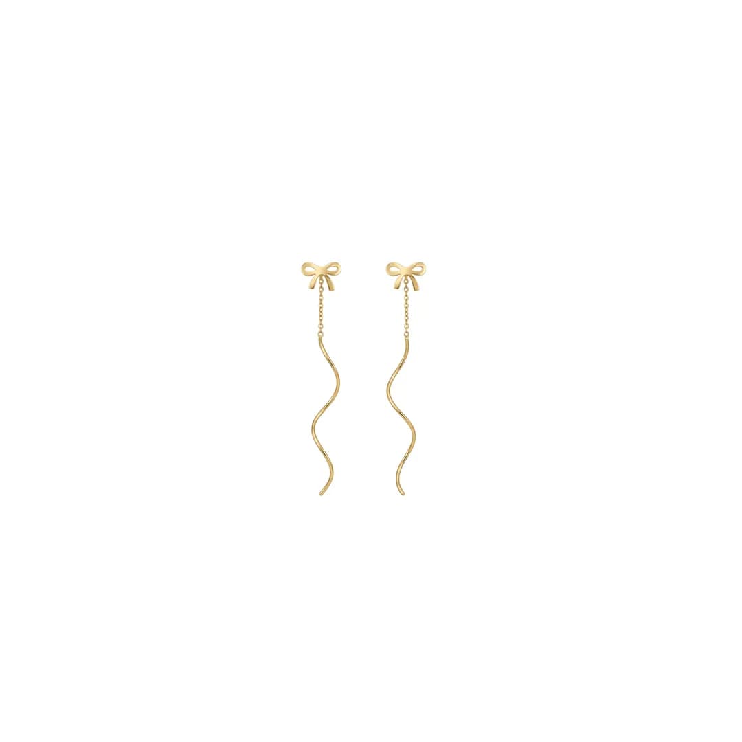 گوشواره طلا کرلی 7 — تصویر ۳