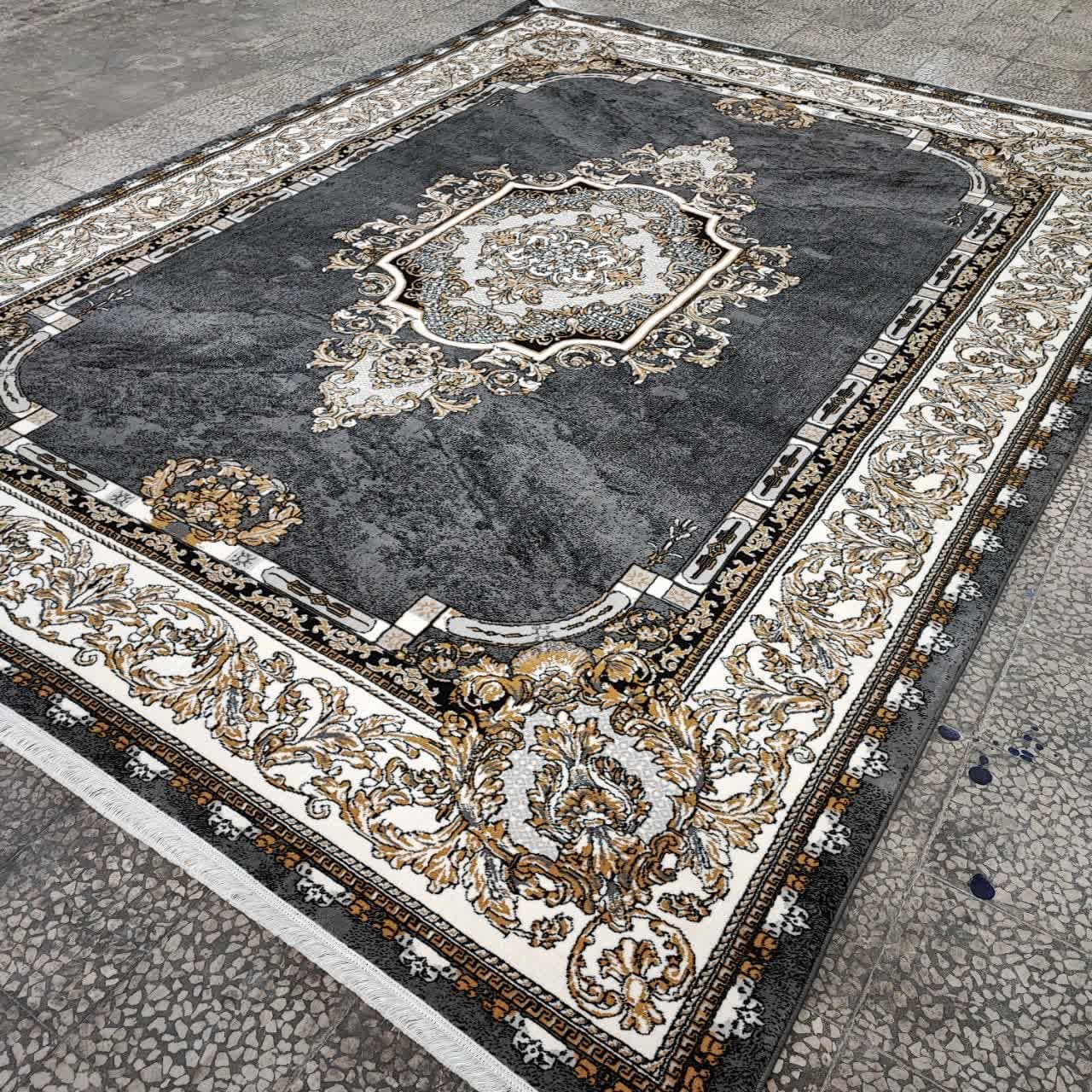 فرش کاشان نقشه ویتا فیلی ۴۴۰ شانه | خرید فرش ماشینی تراکم ۷۰۰ با ارسال رایگان. — تصویر ۳