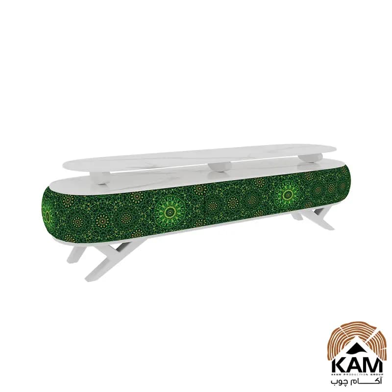میز تلویزیون نقش آکام چوب طرح لاهیجان سایز 160 — تصویر ۱۰
