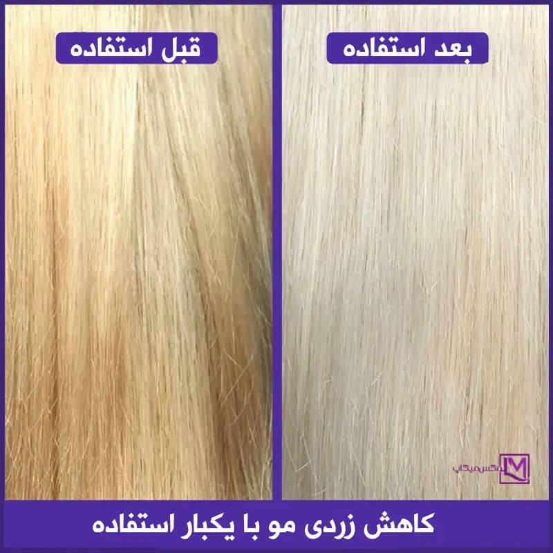 شامپو بنفش ضد زردی مو — تصویر ۲