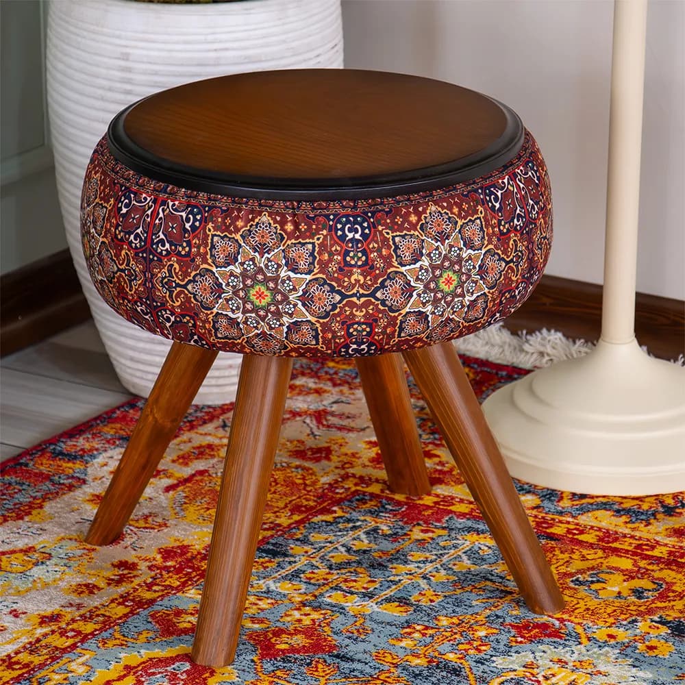 میز عسلی نگار آکام چوب طرح شهداد — تصویر ۲