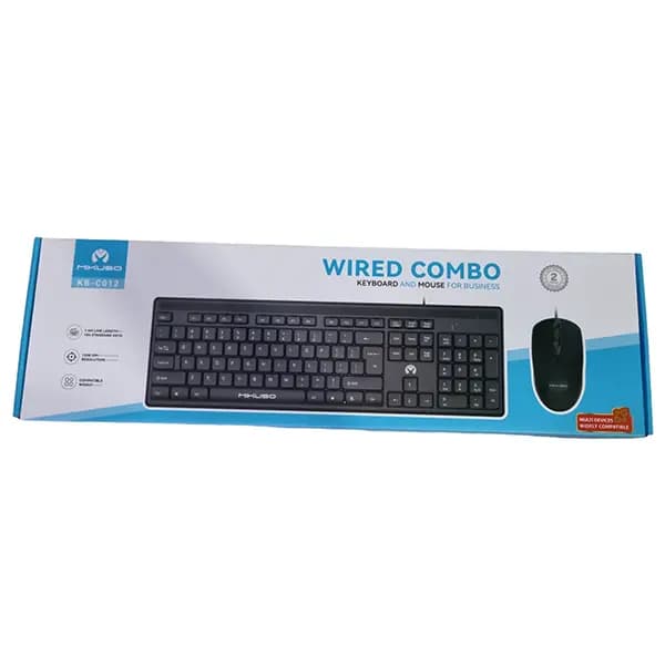 کیبورد و ماوس سیم دار میکاسو مدل KB-C012 — تصویر ۳