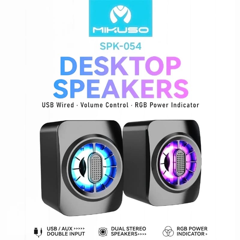 اسپیکر رومیزی میکاسو مدل SPK-054 — تصویر ۳