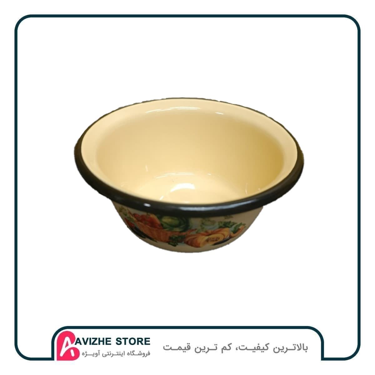 کاسه 0/8 لیتر لعابی روسیه طرح کدو — تصویر ۴