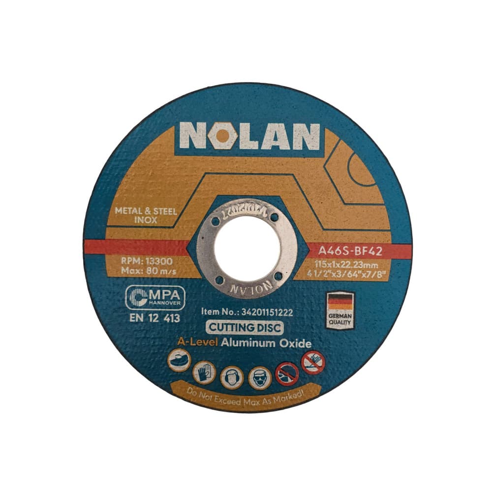 صفحه برش آهن مینی فرز سایز 115 نولان NOLAN مدل A46S-BF42