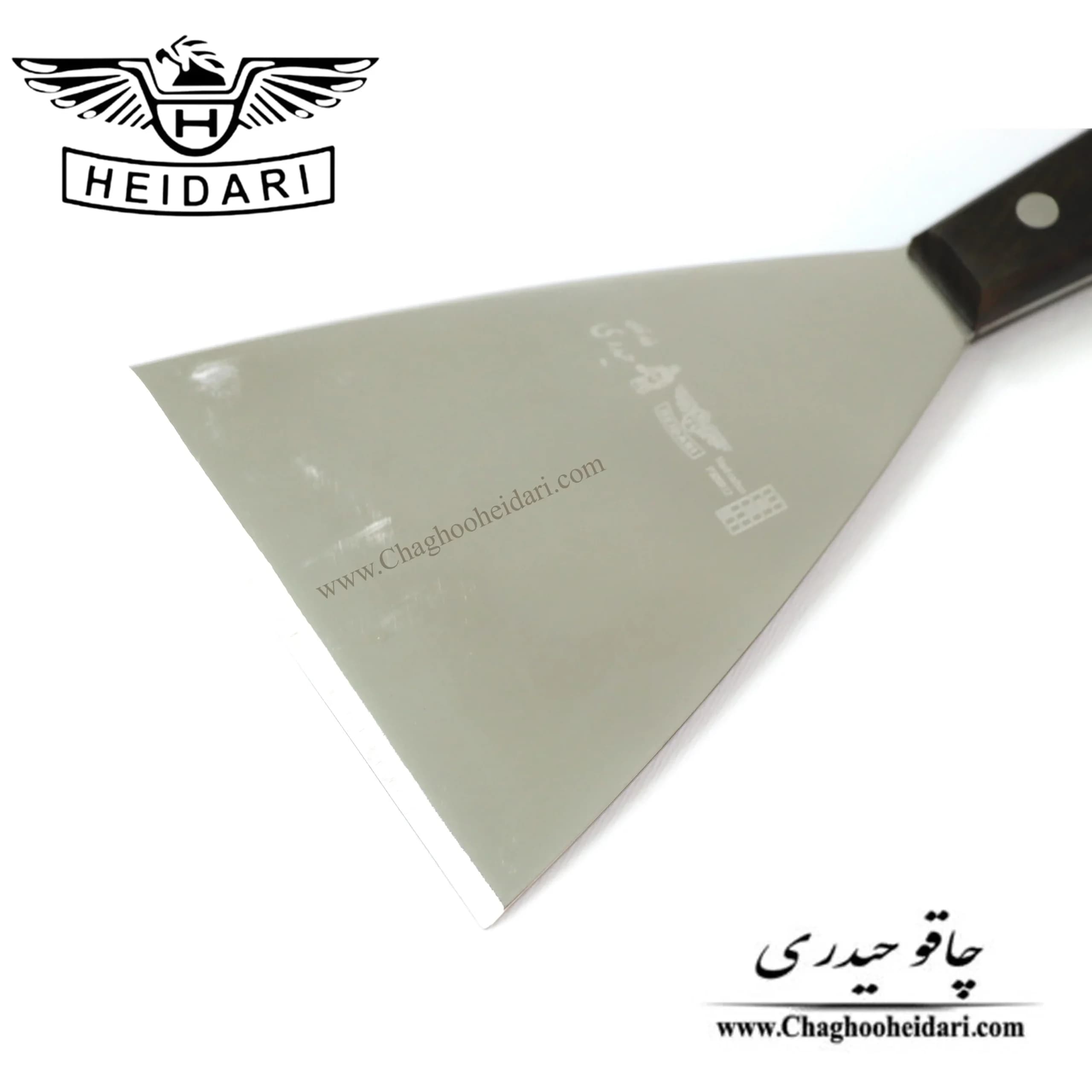 کاردک آشپزی حیدری سایز B12 چوب آفریقا — تصویر ۴