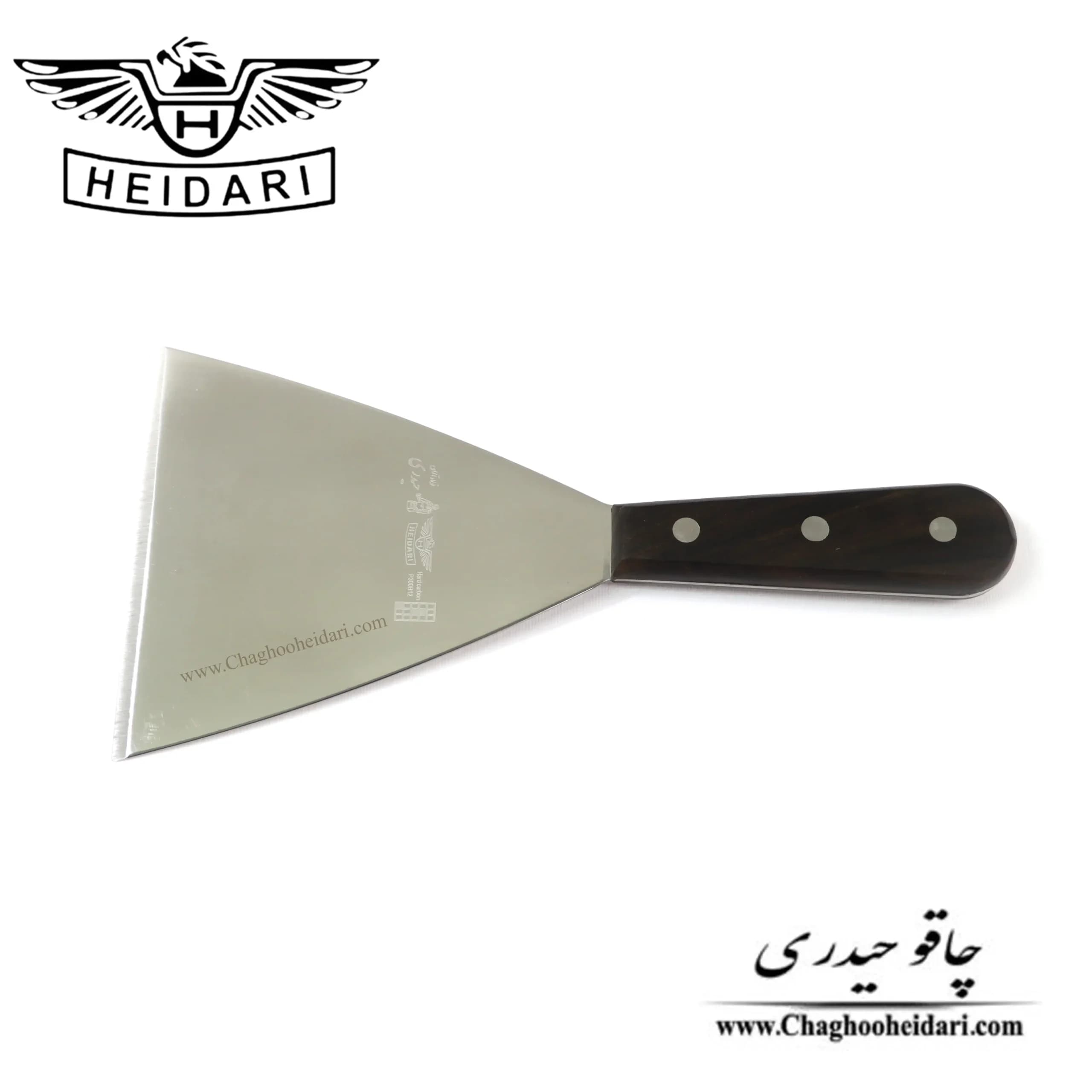 کاردک آشپزی حیدری سایز B12 چوب آفریقا