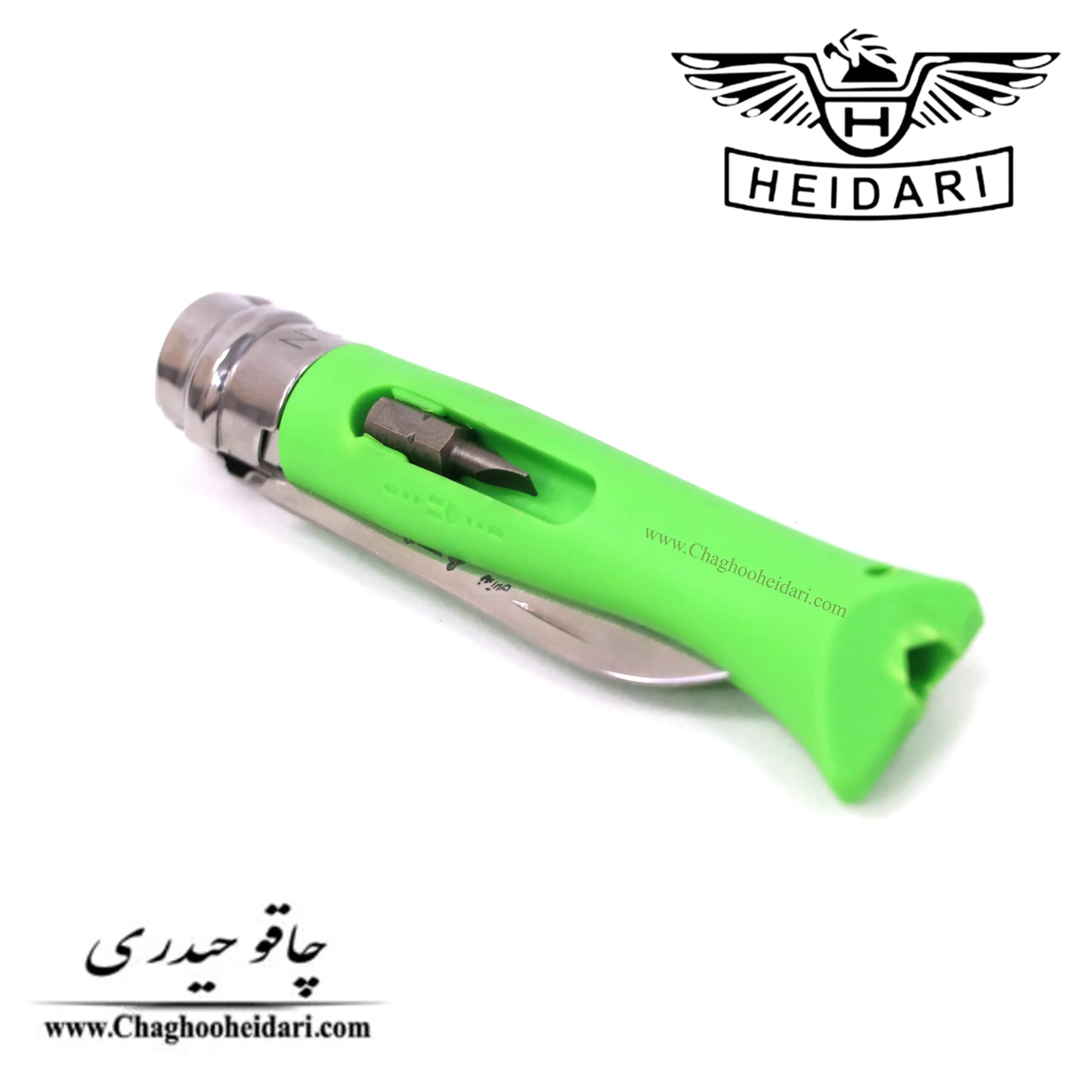چاقو تاشو حیدری سبز — تصویر ۷