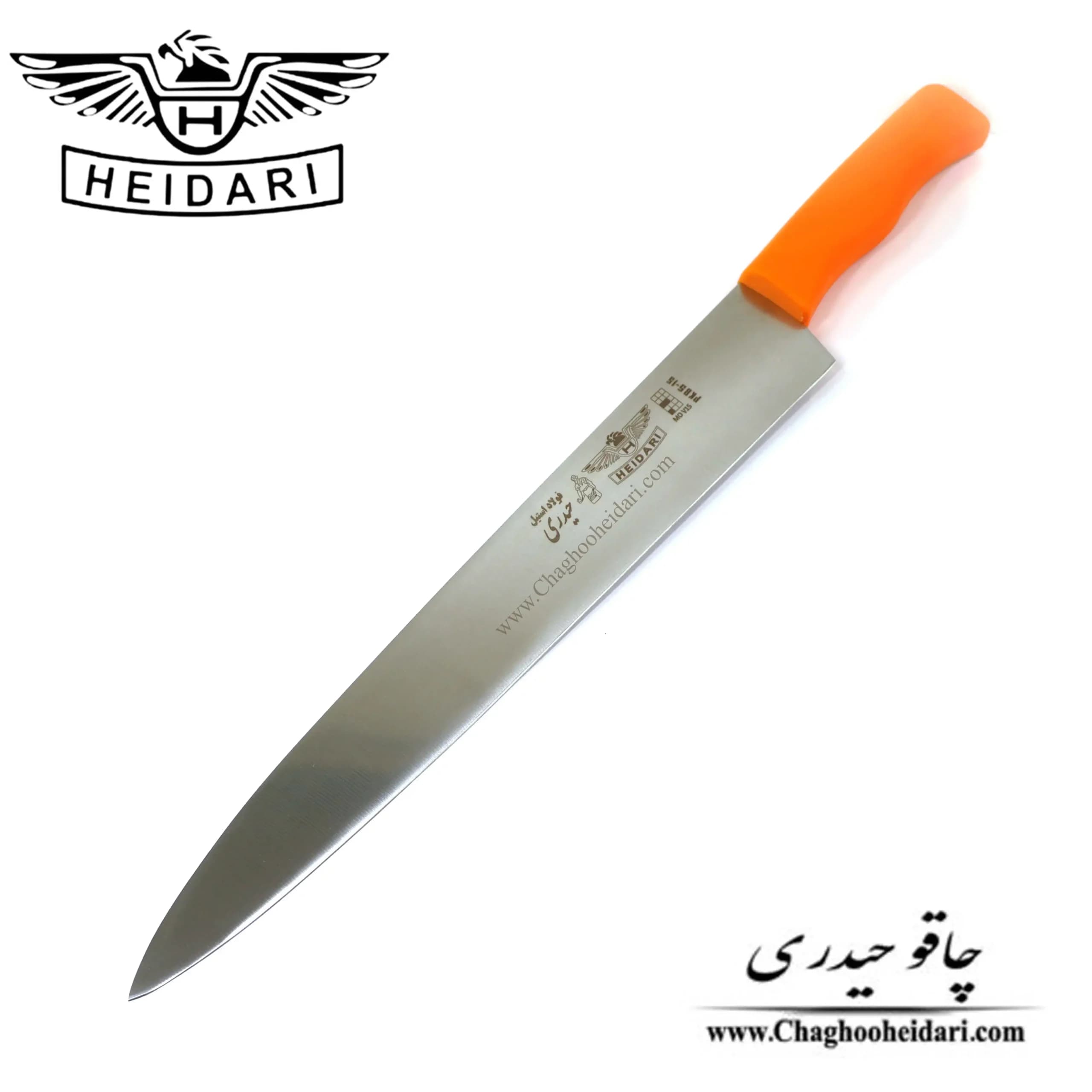 چاقو برگ زنی دسته پلاستیک حیدری سایز15 — تصویر ۸